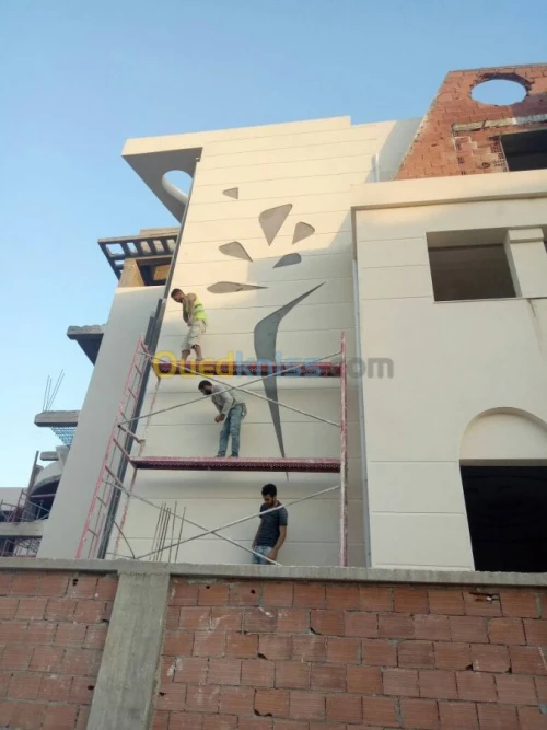 Revêtement De Façade En Monocouche