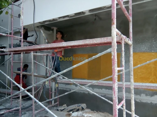 Revêtement De Façade En Monocouche