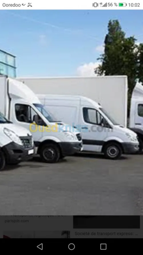 Transport et livraison de colis