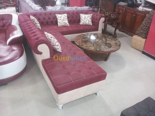 Salons canapés pouf chaise table ..etc