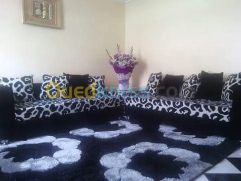 Salons canapés pouf chaise table ..etc