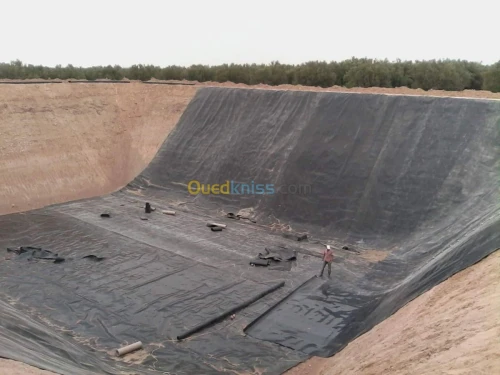 Bassins irrigation et aqualture PEHD