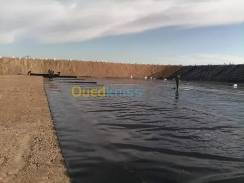 Bassins irrigation et aqualture PEHD