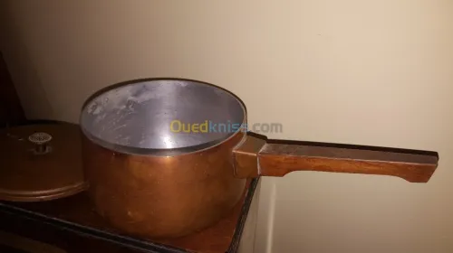 Casserole cuivre avec couvercle 
