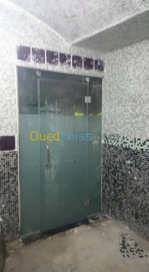 Cabine de douche en verre trempé 