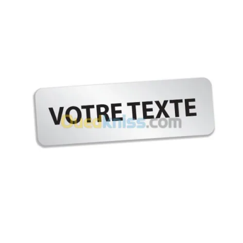 Gravure numérique sur métal