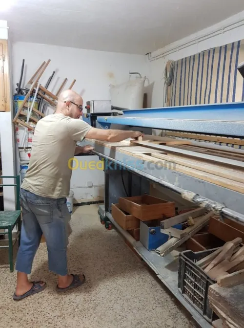 Fabrication chaises & tables.