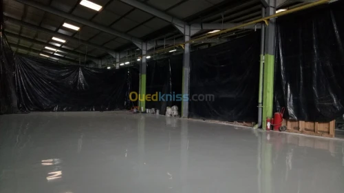 Epoxy  dallage industriel 