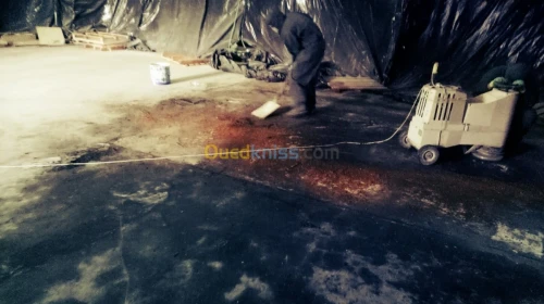 Epoxy  dallage industriel 