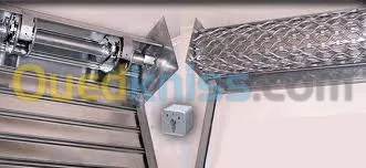 pose de rideaux metallique electrique 