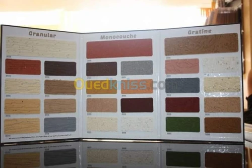 Monocouche et  Revêtements des façades