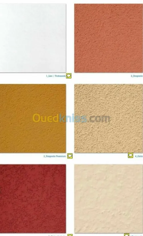 Monocouche et  Revêtements des façades