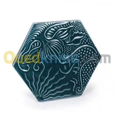 pavé autobloquant hexagonal