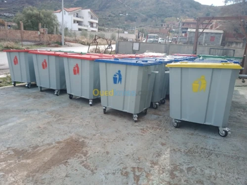 fabrication des poubelles