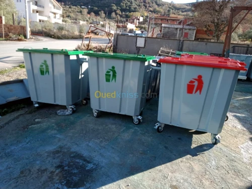 fabrication des poubelles
