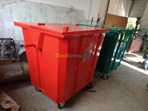 fabrication des poubelles