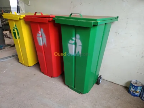 fabrication des poubelles