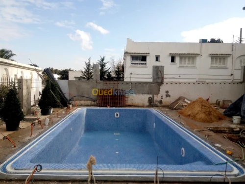 Construction des piscines