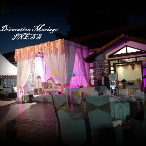 Décoration mariage plein air 