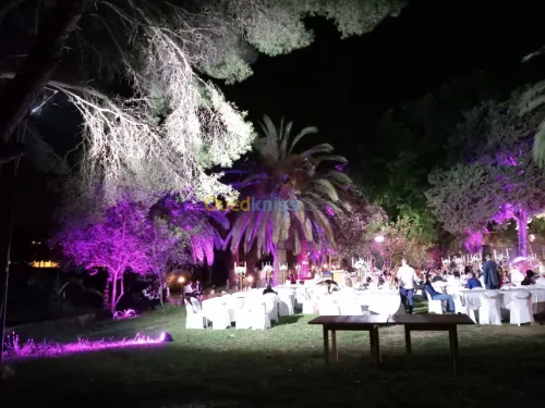 Décoration mariage plein air 