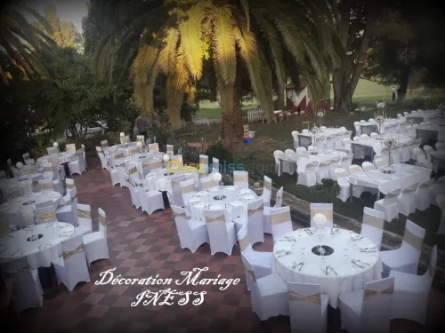 Décoration mariage plein air 