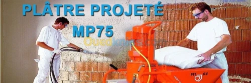 Platre projeté 