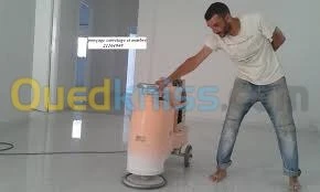 PONCAGE ET LUSTRAGE DU CARRELAGE 