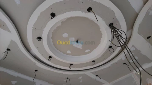 Placo platre pvc demontable 