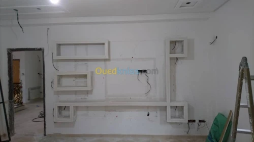 Placo platre pvc demontable 