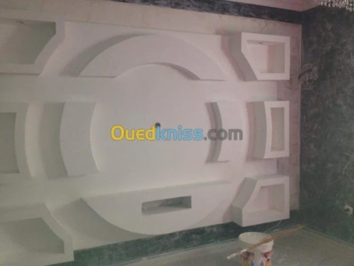 Placo platre pvc demontable 