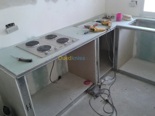 Placo platre pvc demontable 