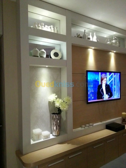 Placo platre pvc demontable 