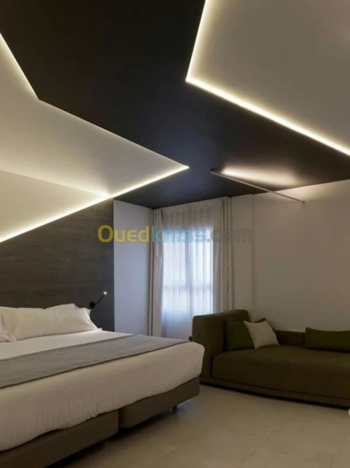 Placo platre pvc demontable 