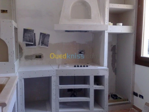 Placo platre pvc demontable 