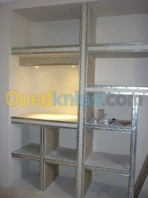 Placo platre pvc demontable 