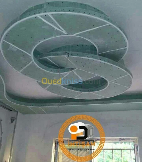 Placo platre pvc demontable 