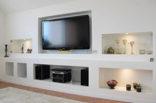 Placo platre pvc demontable 