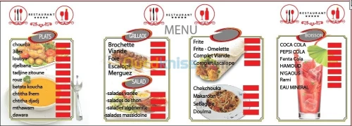 Conception et impression et decoupe fo