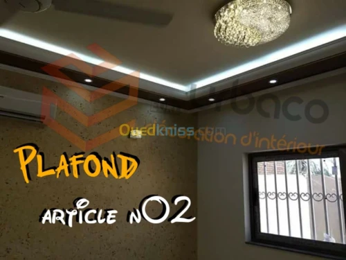 Placo platre BA13- (2) Plafond