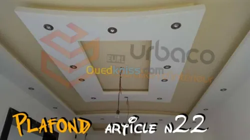 Placo platre BA13- (2) Plafond