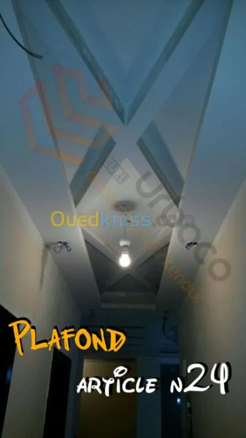 Placo platre BA13- (2) Plafond
