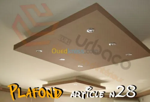 Placo platre BA13- (2) Plafond
