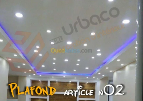 Placo platre BA13- (2) Plafond