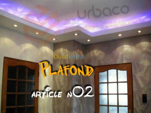Placo platre BA13- (2) Plafond