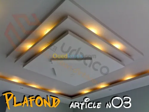 Placo platre BA13- (2) Plafond