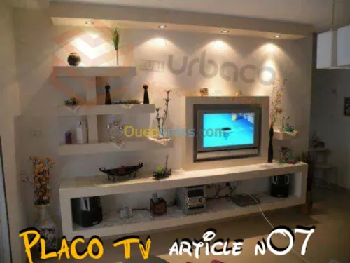 Placo platre BA13- (5) Placo TV