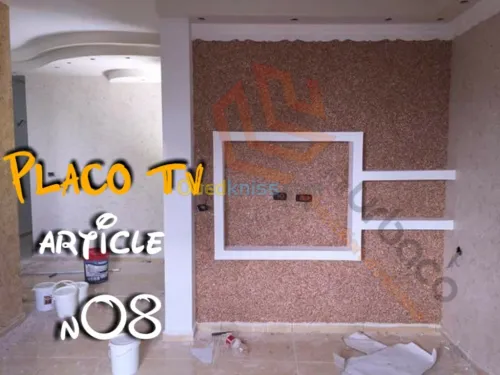 Placo platre BA13- (5) Placo TV