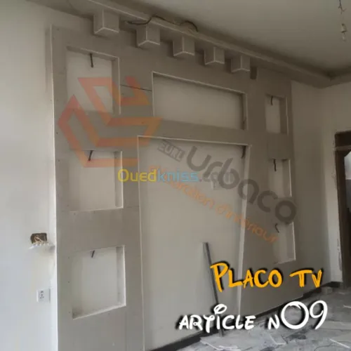 Placo platre BA13- (5) Placo TV