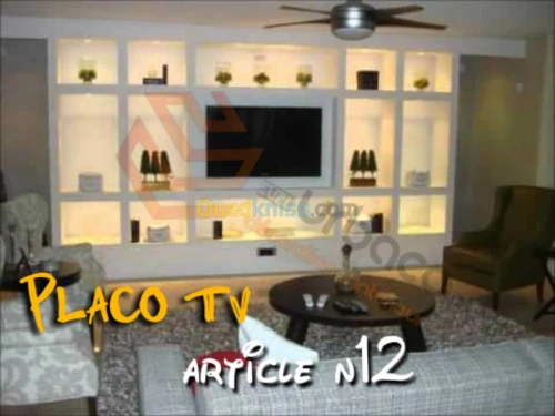 Placo platre BA13- (5) Placo TV