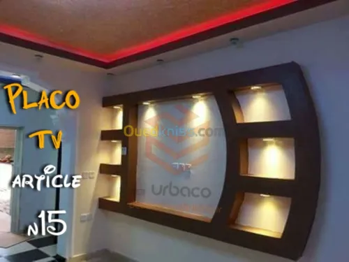 Placo platre BA13- (5) Placo TV
